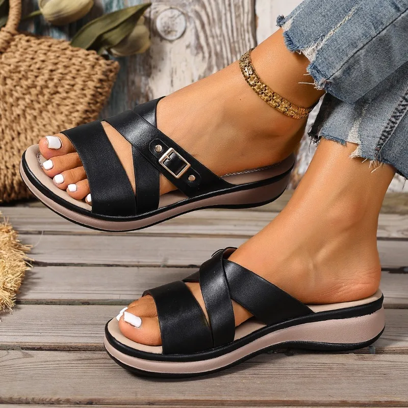 Women's Wedges Sandals Summer New Woman Low Platform Shoes Sandals Heeled Fashion Shoes Female Footwear Wedges Shoes
Women's Wedges Sandals Summer New Woman Low Platform Shoes Sandals Heeled Fashion Shoes Female Footwear Wedges Shoes