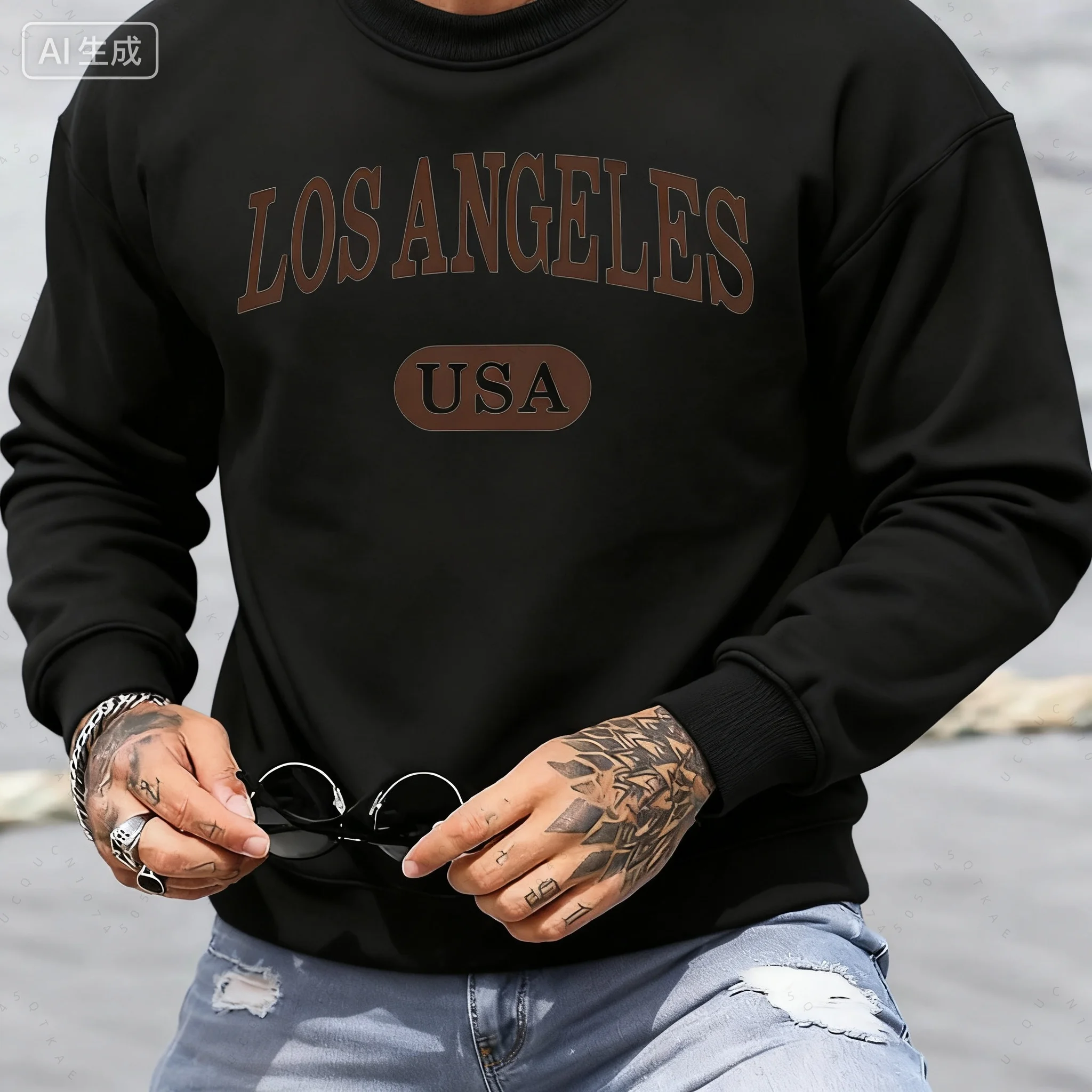 Men's Pure Cotton Loose Fit Plus Size Comfortable Casual Sports Boston Letter Printed Round Neck Long Sleeved O-Neck Sweatshirt
Men's Pure Cotton Loose Fit Plus Size Comfortable Casual Sports Boston Letter Printed Round Neck Long Sleeved O-Neck Sweatshirt