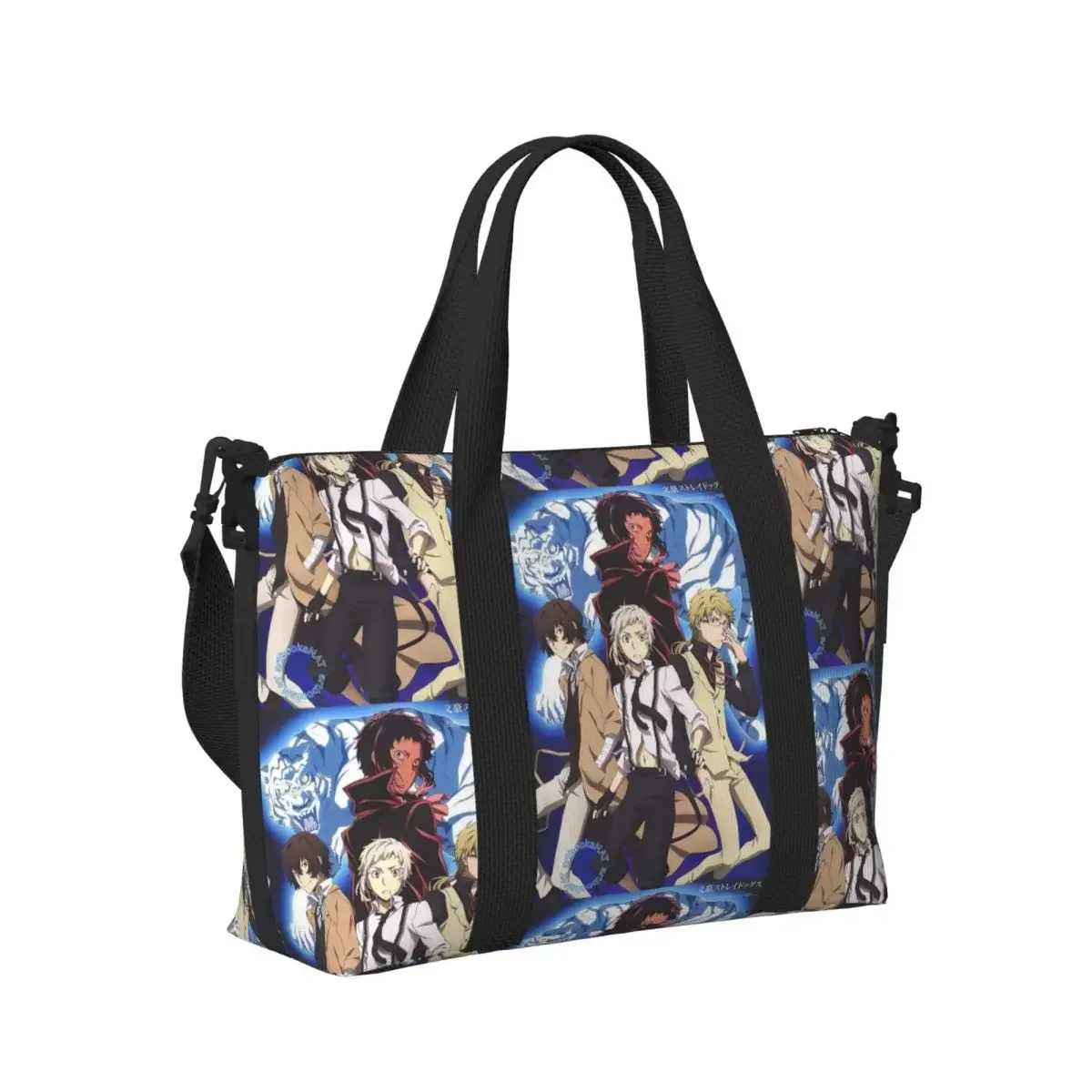 Bungou Stray Dogs Anime Beach Travel Bag Large Capacity Tote Bags for Gym Sport Women Shopping Duffle Shoulder Bag
Bungou Stray Dogs Anime Beach Travel Bag Large Capacity Tote Bags for Gym Sport Women Shopping Duffle Shoulder Bag