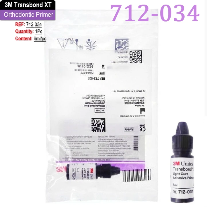 3M Dental UV Curing Material Dental Orthodontic Adhesive 6ml/bottle Bracket Orthodontic Adhesive Material Dental Laboratory
3M Dental UV Curing Material Dental Orthodontic Adhesive 6ml/bottle Bracket Orthodontic Adhesive Material Dental Laboratory