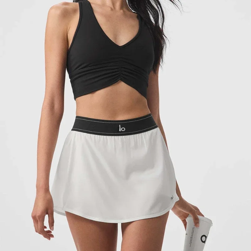 Women's Tennis Skirt SSummer Sports Quick-drying Yoga Mini Skirt Pocket Running Fitness Skorts Elastic Waist Short Skirts Women
Women's Tennis Skirt SSummer Sports Quick-drying Yoga Mini Skirt Pocket Running Fitness Skorts Elastic Waist Short Skirts Women
