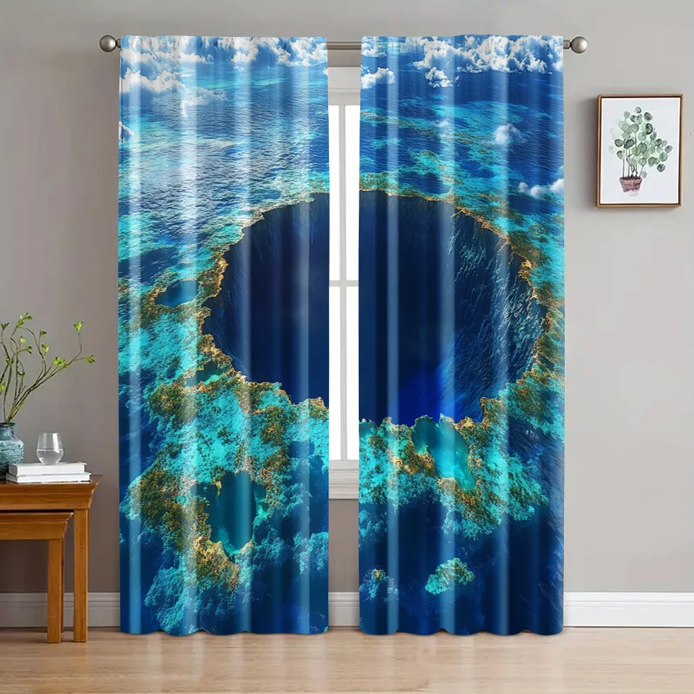 2pc, Curtains Ocean Blue Cave Light Filter Festive Backdrops Use for Various room decor aesthetic
2pc, Curtains Ocean Blue Cave Light Filter Festive Backdrops Use for Various room decor aesthetic
