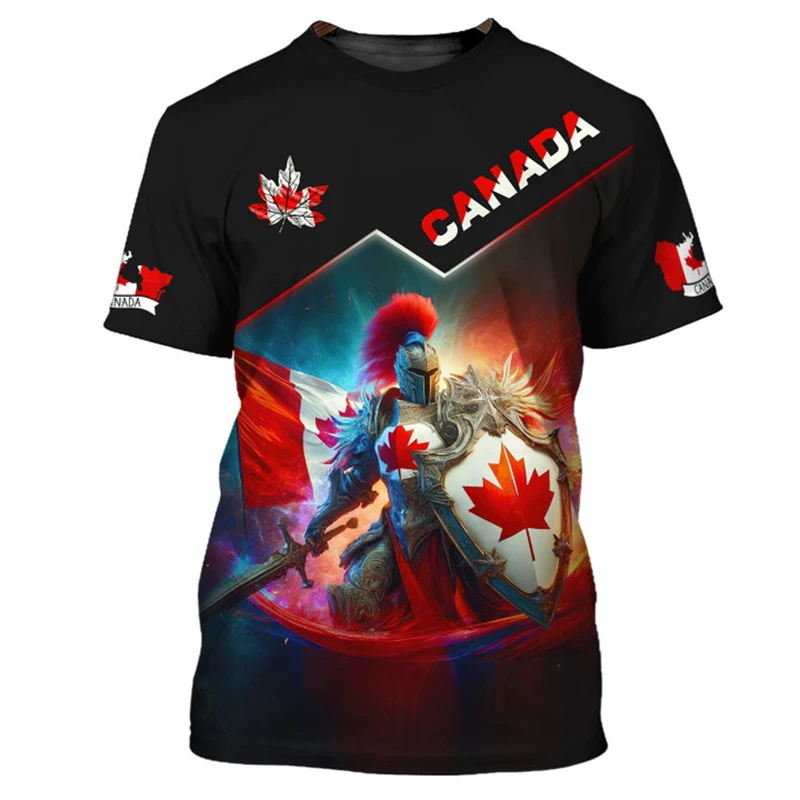 Fashion Canada Day T-shirt Unisex Novel Maple Leaf Pattern 3D Print Street T Shirts Summer Fashion Canada Flag Graphic Tees Top
Fashion Canada Day T-shirt Unisex Novel Maple Leaf Pattern 3D Print Street T Shirts Summer Fashion Canada Flag Graphic Tees Top