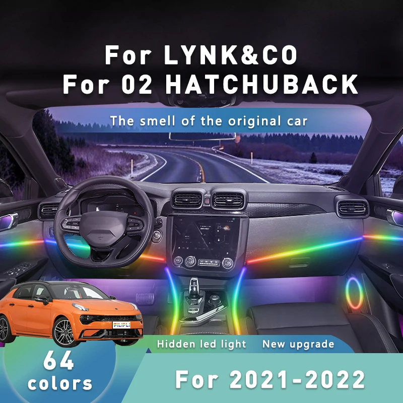For LYNK&CO For 02 HATCHUBACK Cyberpunk Car Ambient Light 64 RGB Voice Controlled Car Acrylic Mood Lights Strip Easy To Install
For LYNK&CO For 02 HATCHUBACK Cyberpunk Car Ambient Light 64 RGB Voice Controlled Car Acrylic Mood Lights Strip Easy To Install