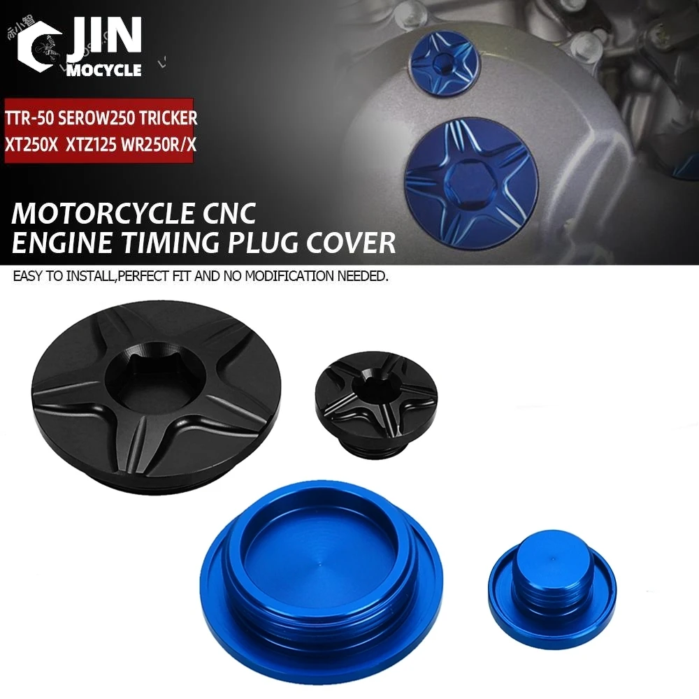 Aluminum Engine Timing Plug Cover For Yamaha TTR-50 SEROW250 TRICKER XT250X XTZ 125 WR250R WR 250 X Motorcycle Engines Cap Plug
Aluminum Engine Timing Plug Cover For Yamaha TTR-50 SEROW250 TRICKER XT250X XTZ 125 WR250R WR 250 X Motorcycle Engines Cap Plug