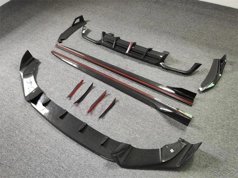For 19-23 F98 X4M F97 X3M Body Kit Factory Direct Selling Carbon Fiber AE Style Front Bumper Edge Rear Diffuser Side Skirt
For 19-23 F98 X4M F97 X3M Body Kit Factory Direct Selling Carbon Fiber AE Style Front Bumper Edge Rear Diffuser Side Skirt