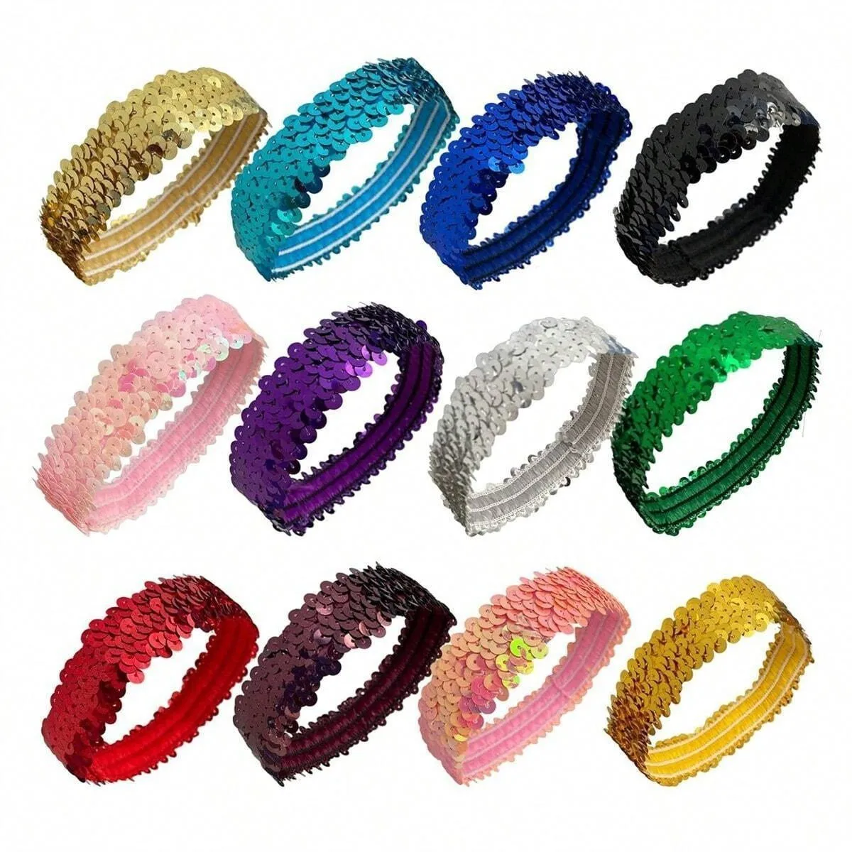 20pcs Sequin Headbands Elastic Stretch Fashion Headband for Teens Girls Women Hairband Sport Head Band Party Favors
20pcs Sequin Headbands Elastic Stretch Fashion Headband for Teens Girls Women Hairband Sport Head Band Party Favors