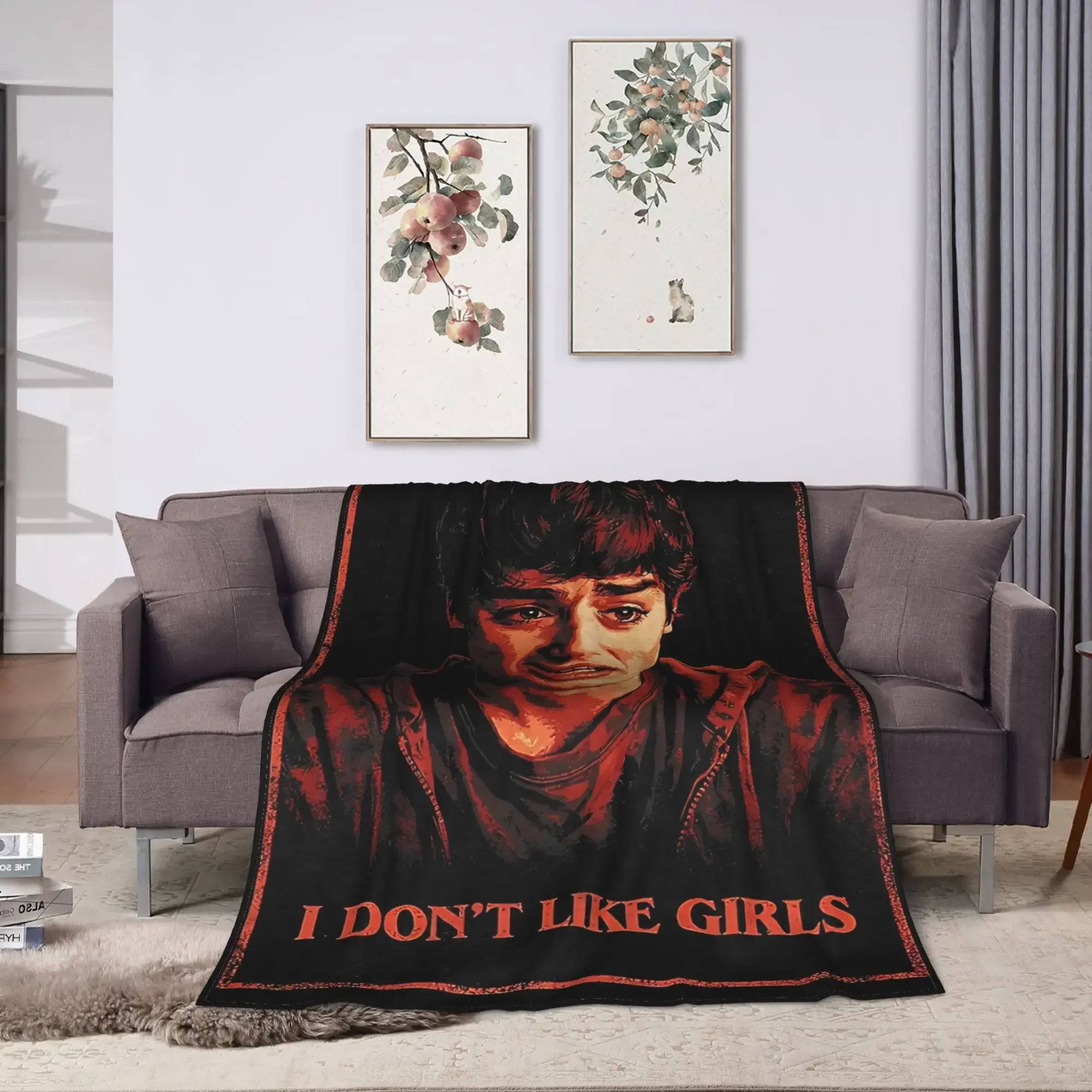 Soft Comfy Throw Blanket Inspired by Will Byers Horror TV Series Fan Gift Flannel Bedspread for Bedroom Trendy Bed Cover
Soft Comfy Throw Blanket Inspired by Will Byers Horror TV Series Fan Gift Flannel Bedspread for Bedroom Trendy Bed Cover