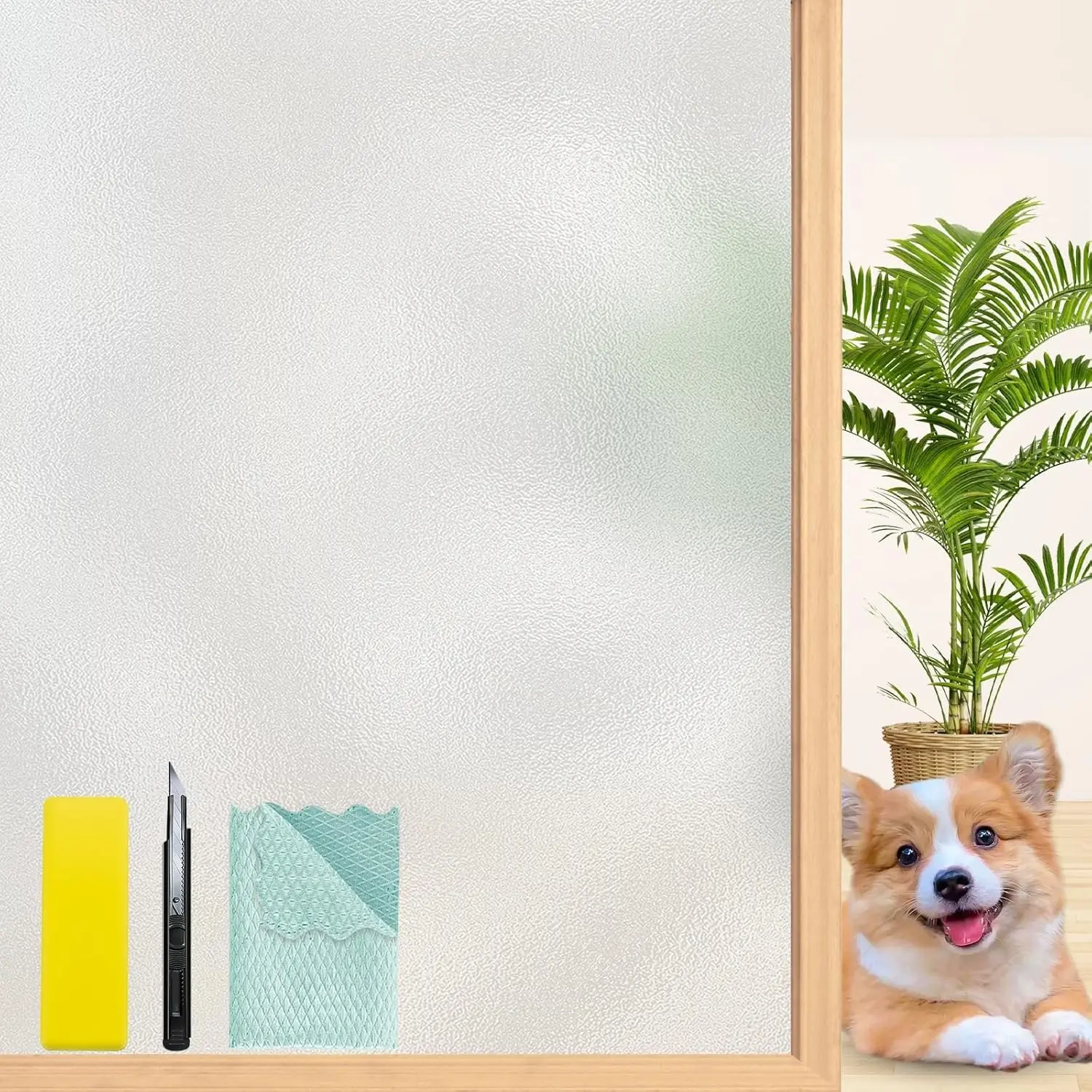 Frosted Glass Window Privacy Film 23.6x236 Inch Static Cling Day and Night Privacy for Home Glass Door Cover
Frosted Glass Window Privacy Film 23.6x236 Inch Static Cling Day and Night Privacy for Home Glass Door Cover