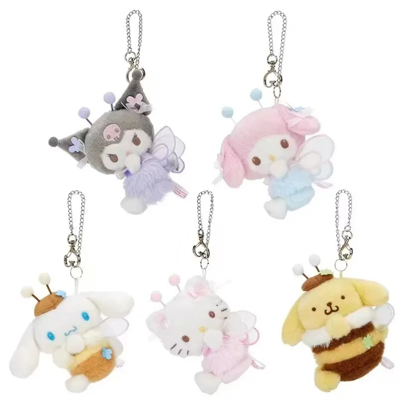 New Sanrio Kawaii HelloKitty Plush Keychain Japanese Cartoon Kuromi Melody Backpack Pendant Children's Festival Gift
New Sanrio Kawaii HelloKitty Plush Keychain Japanese Cartoon Kuromi Melody Backpack Pendant Children's Festival Gift