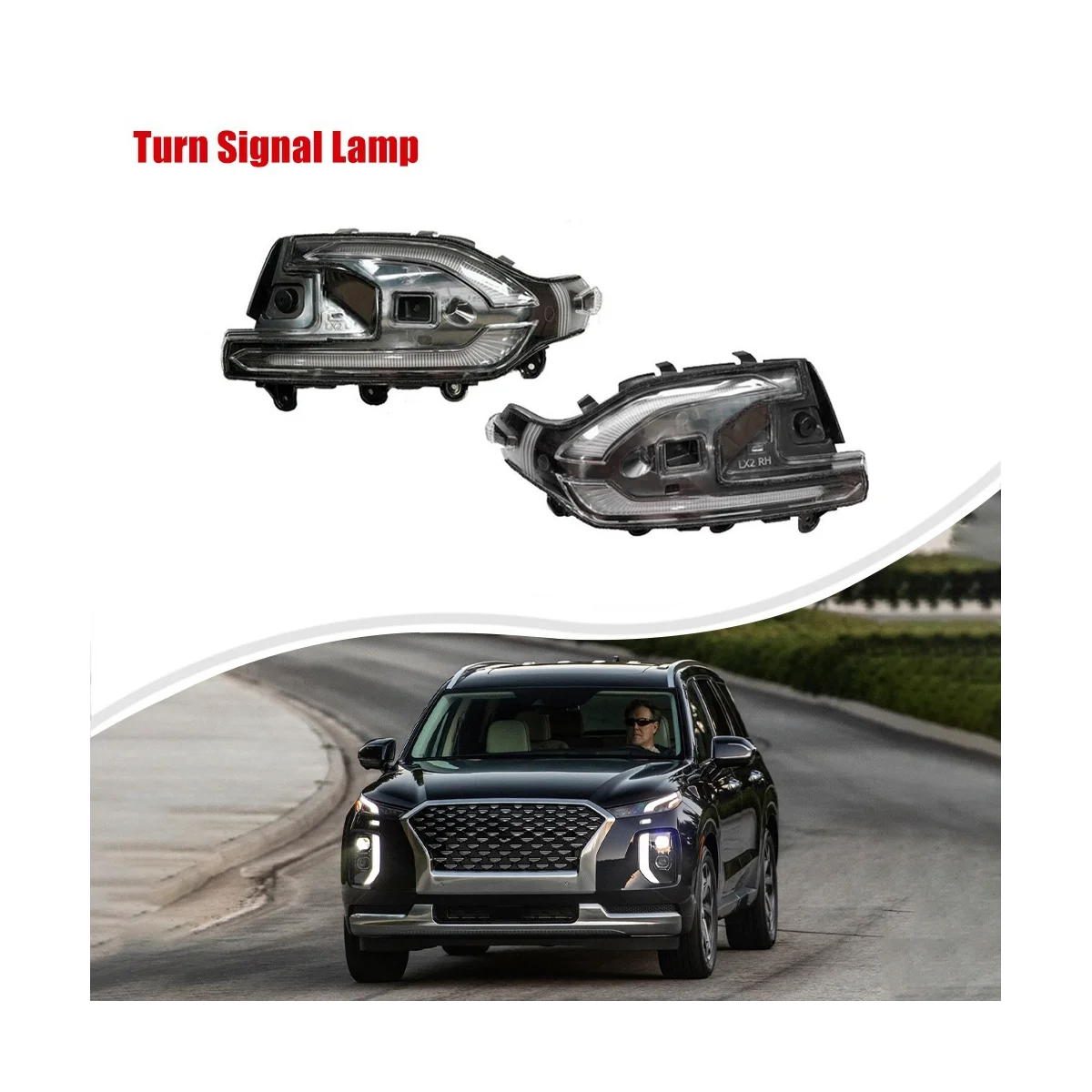 Car Outside Door Mirror Lamp LH RH 2P Set Turn Signal Lamp for Hyundai Palisade 2020-2021 87614S8000 87624S8000
Car Outside Door Mirror Lamp LH RH 2P Set Turn Signal Lamp for Hyundai Palisade 2020-2021 87614S8000 87624S8000