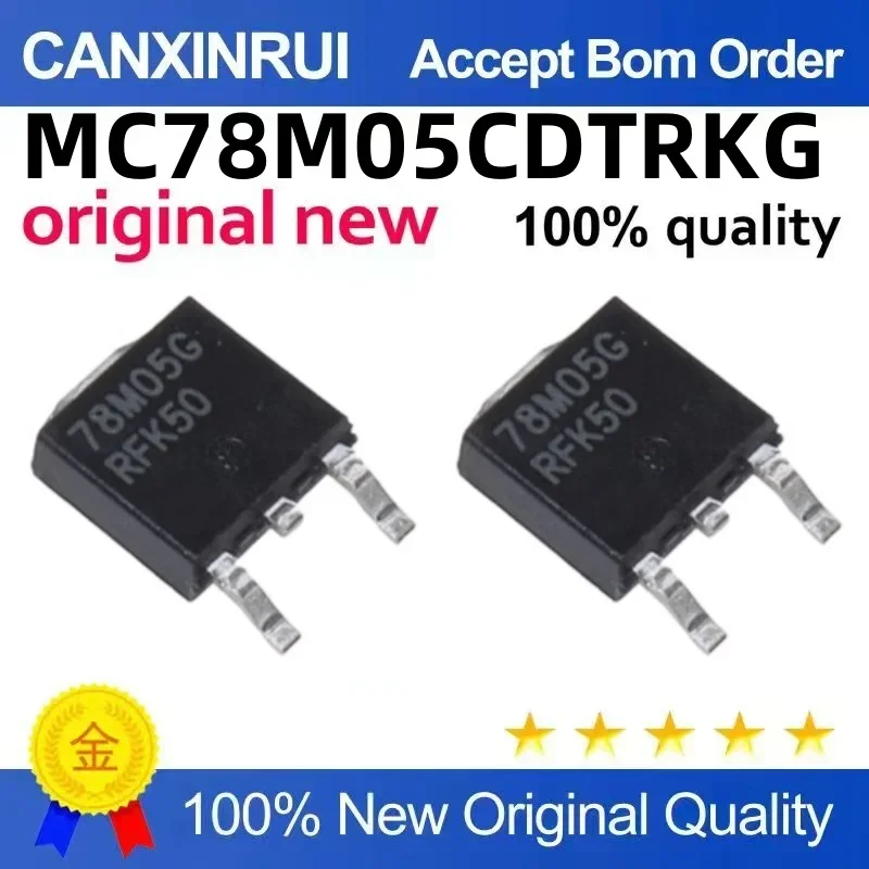 (5-100 pieces) MC78M05CDTRKG silk screen 78M05G patch TO252 linear regulator
(5-100 pieces) MC78M05CDTRKG silk screen 78M05G patch TO252 linear regulator