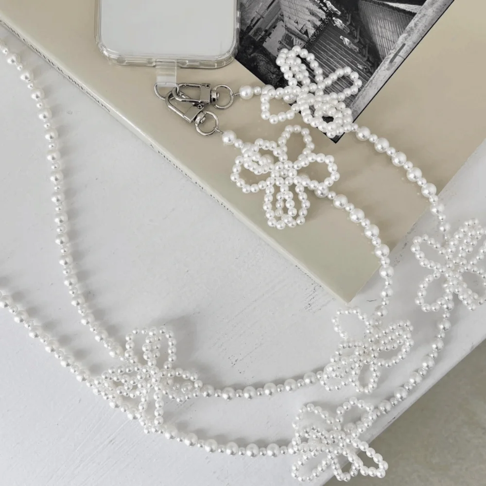 Pearl Beads Phone Lanyard Bowkont Anti Loss Beaded Phone Chain Universal Long-style Mobile Phone Crossbody Strap
Pearl Beads Phone Lanyard Bowkont Anti Loss Beaded Phone Chain Universal Long-style Mobile Phone Crossbody Strap