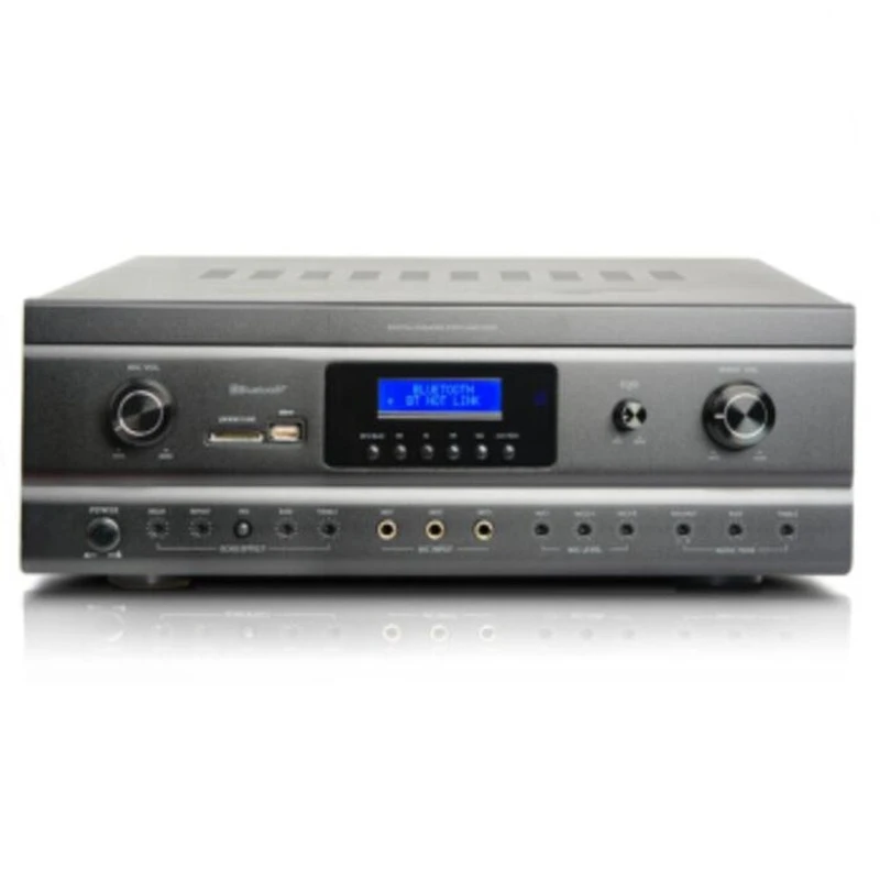 OK-555A power amplifier optical fiber coaxial input bluetooth REC anti-howling high fidelity karaoke OK250W
OK-555A power amplifier optical fiber coaxial input bluetooth REC anti-howling high fidelity karaoke OK250W