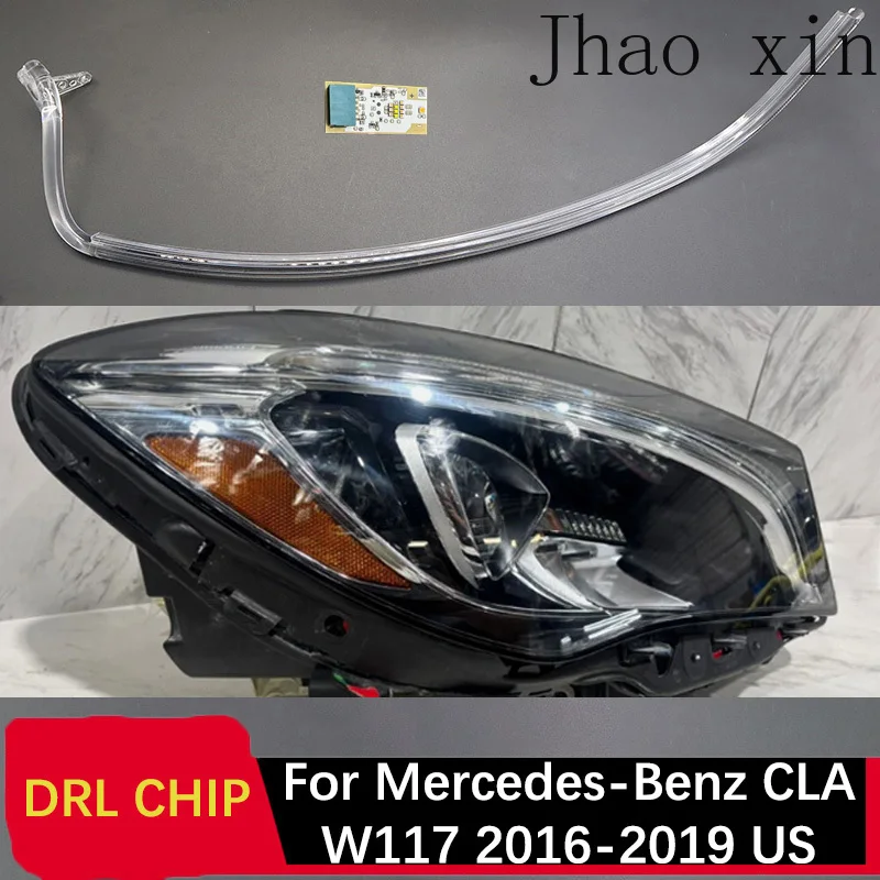 White Light Angel Eye Ballast Car Daytime Lights DRL CHIP Lamp Tube Circuit Board for Mercedes-Benz CLA W117 16-2019 US Version
White Light Angel Eye Ballast Car Daytime Lights DRL CHIP Lamp Tube Circuit Board for Mercedes-Benz CLA W117 16-2019 US Version