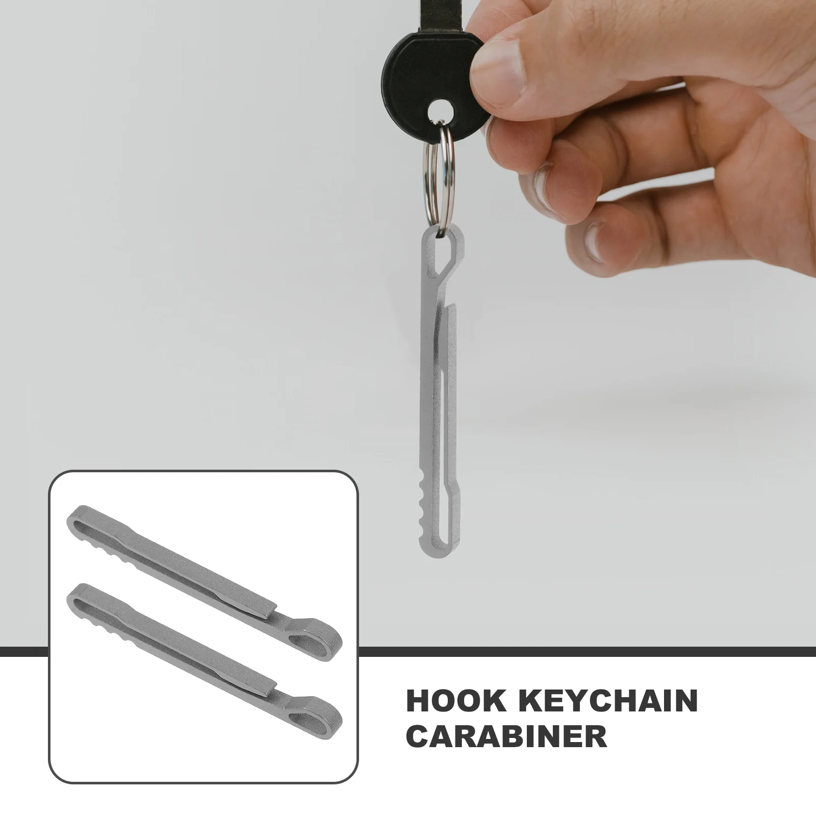 Keychain Carabiner Clip Lightweight Rust-resistant Non-magnetic Spring Buckle Hooks for Hiking Ring Buckle Pocket Clip Belt
Keychain Carabiner Clip Lightweight Rust-resistant Non-magnetic Spring Buckle Hooks for Hiking Ring Buckle Pocket Clip Belt