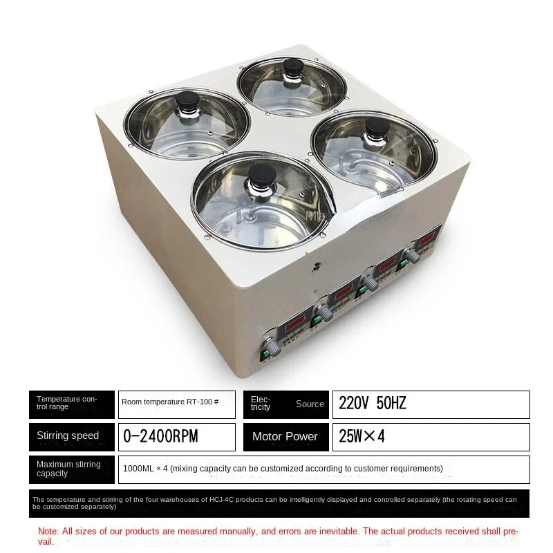 Constant Temperature Magnetic Stirring Water Bath Water Bath Magnetic Stirrer Quadruple Temperature Control Constant Speed
Constant Temperature Magnetic Stirring Water Bath Water Bath Magnetic Stirrer Quadruple Temperature Control Constant Speed