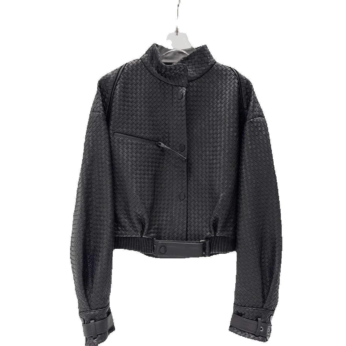 New Year's High-End Hand Woven Sheepskin Short Motorcycle Casual Beauty Leather Jacket
New Year's High-End Hand Woven Sheepskin Short Motorcycle Casual Beauty Leather Jacket