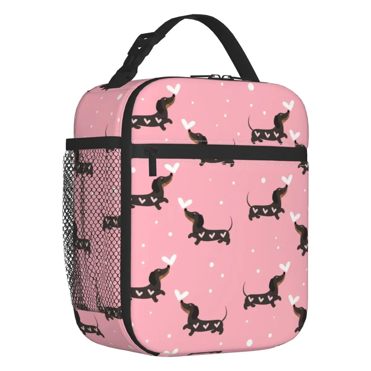 Custom Sausage Dog Lunch Bag Women Warm Cooler Insulated Lunch Box for Adult Office
Custom Sausage Dog Lunch Bag Women Warm Cooler Insulated Lunch Box for Adult Office