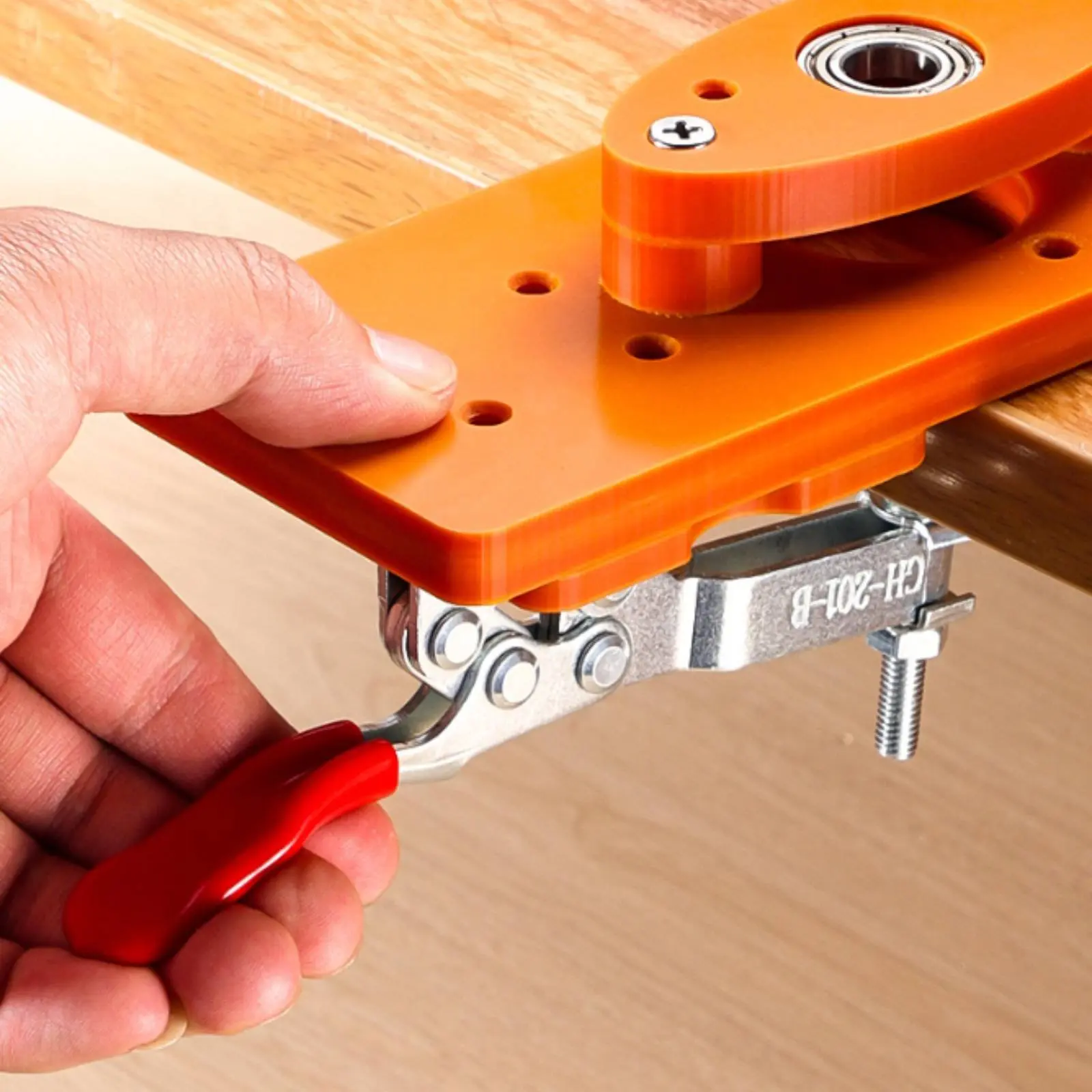 35mm Hinge Drilling Jig High Effectiveness Cabinet Door Hinge Jig Carpentry Hole Hole Cutter Guide Adjustable Rapid Clamp
35mm Hinge Drilling Jig High Effectiveness Cabinet Door Hinge Jig Carpentry Hole Hole Cutter Guide Adjustable Rapid Clamp