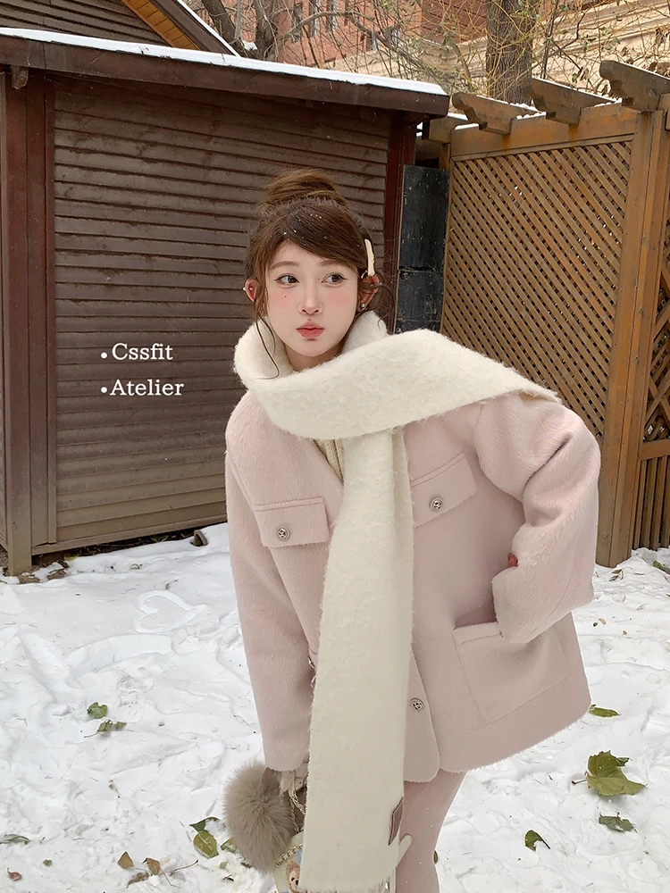 Женское шерстяное пальто Chil Sung, нежно-розовое, для осени и зимы, однотонное, с V-образным вырезом, на одной пуговице...
Женское шерстяное пальто Chil Sung, нежно-розовое, для осени и зимы, однотонное, с V-образным вырезом, на одной пуговице...