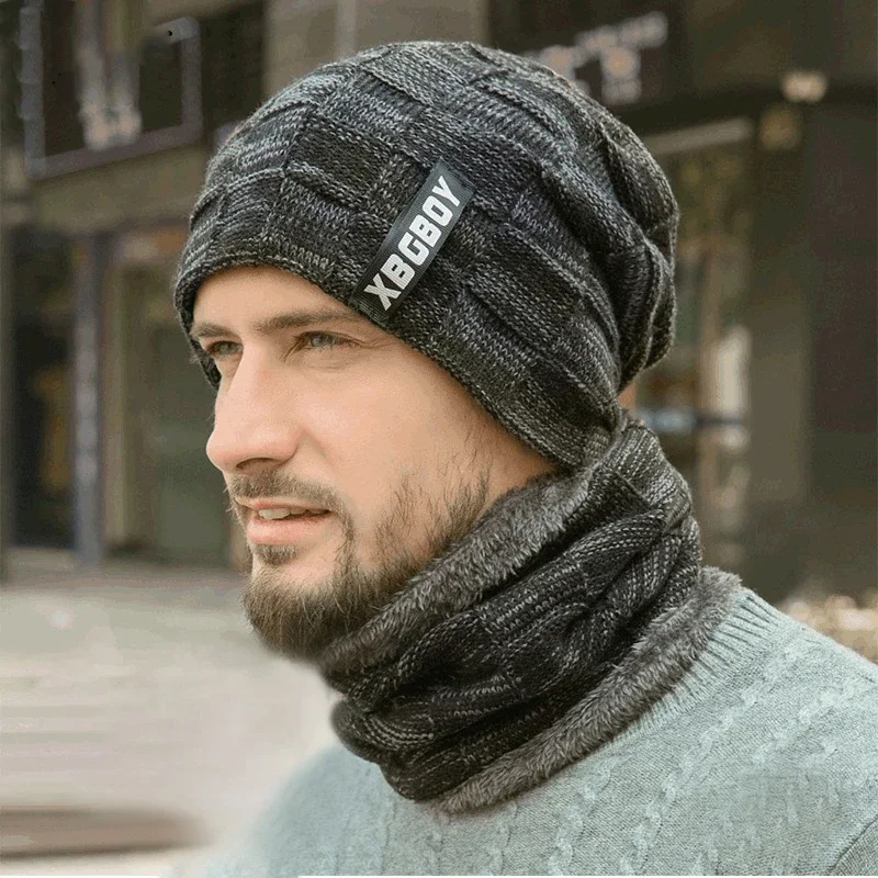 Winter Hat for Men Women Pullover Hat ScarfSuit Plus Velvet Fleece Lined Children ThickWarm Beanie Hat Male Knitted Hat Caps
Winter Hat for Men Women Pullover Hat ScarfSuit Plus Velvet Fleece Lined Children ThickWarm Beanie Hat Male Knitted Hat Caps