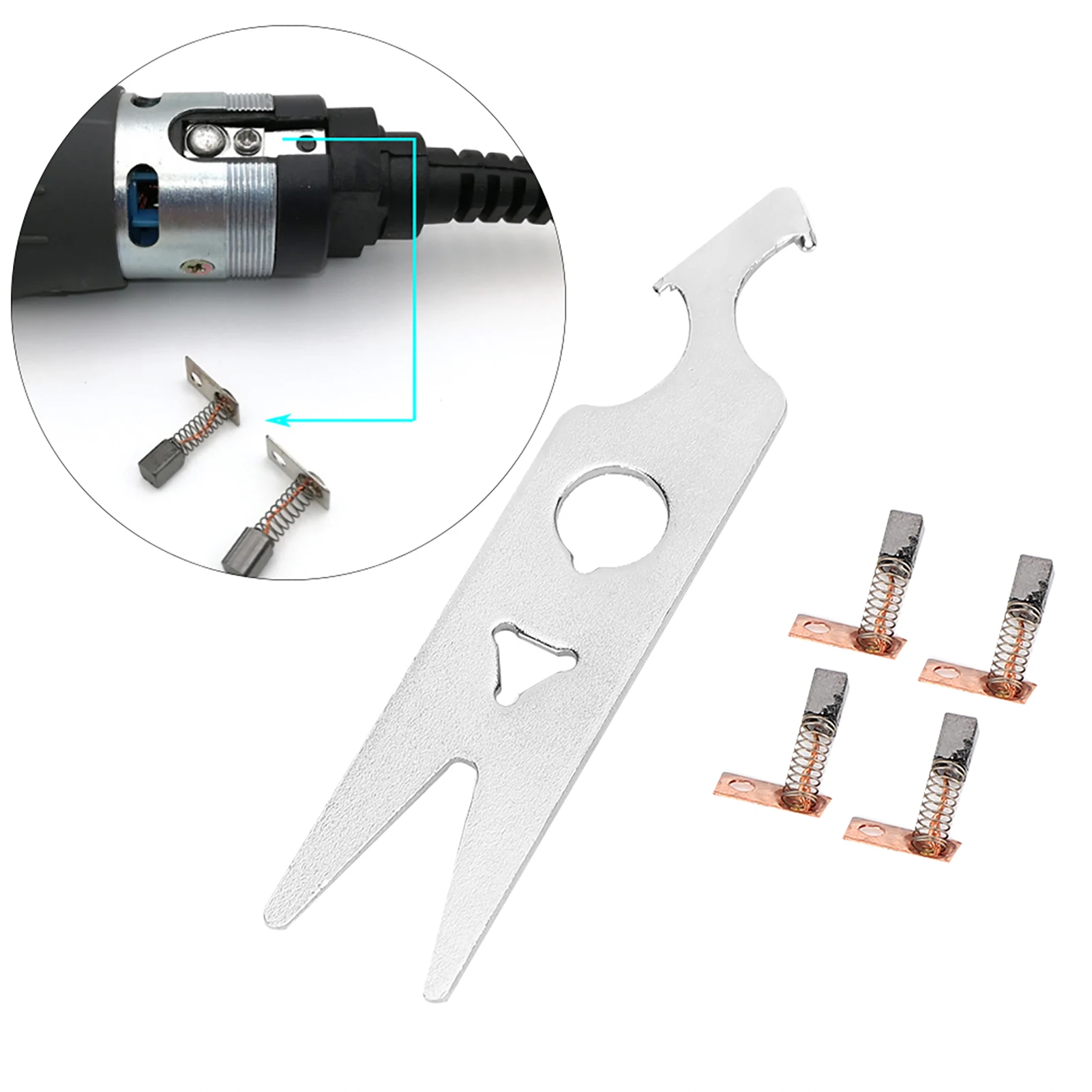 Nail Drill Handpiece Carbon Brush 2 Pairs Carbon Brush Wrench Set Nail Drill Handpiece Accessory Replacement Part Carbon Brush
Nail Drill Handpiece Carbon Brush 2 Pairs Carbon Brush Wrench Set Nail Drill Handpiece Accessory Replacement Part Carbon Brush