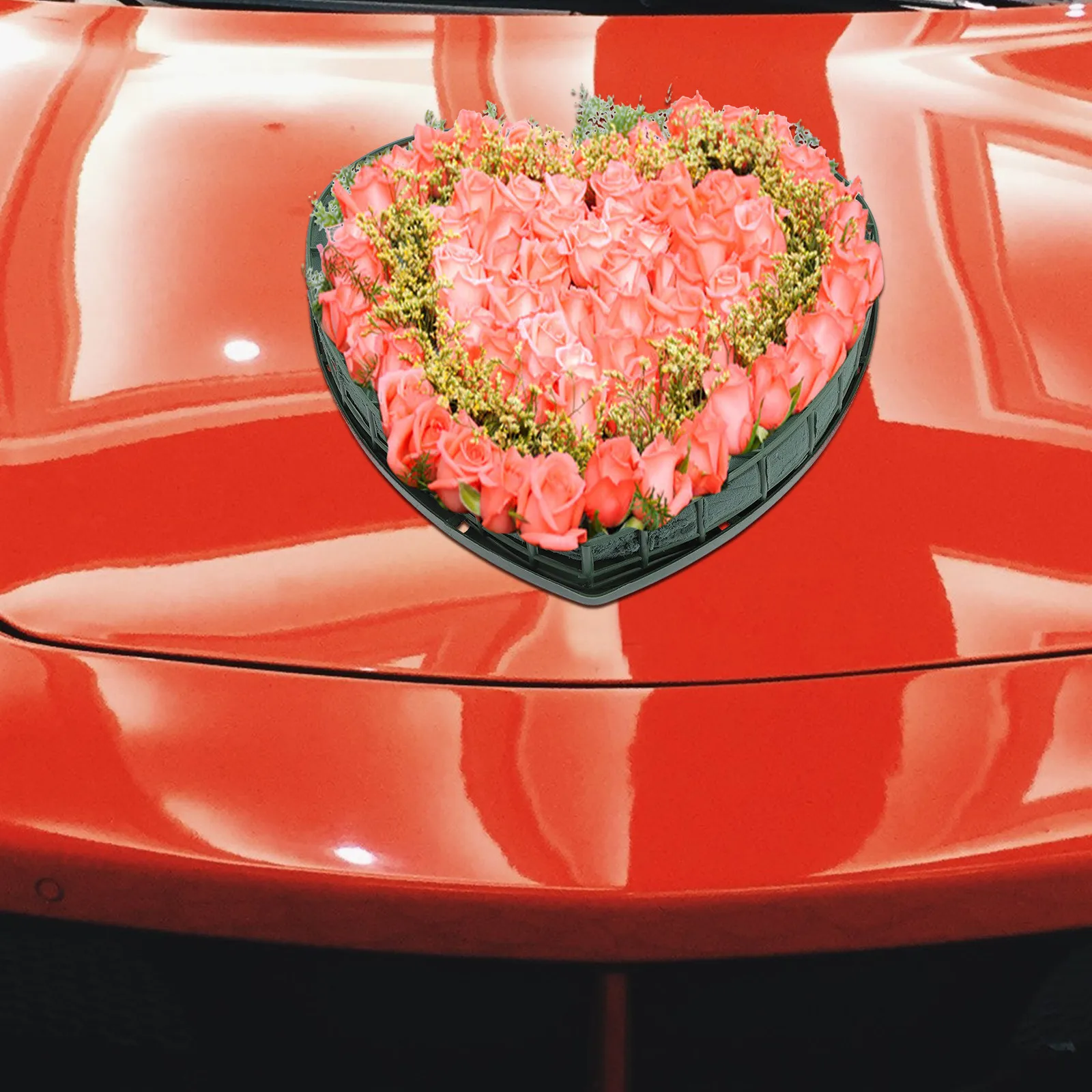 2Pcs Heart Shape Flower Mud Bases Premium Floral Foam for Wedding Car Decor Fresh Flower Arrangement Mud Cages Suction Cup Tray
2Pcs Heart Shape Flower Mud Bases Premium Floral Foam for Wedding Car Decor Fresh Flower Arrangement Mud Cages Suction Cup Tray