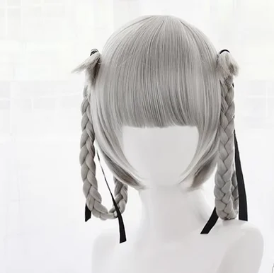 Японское аниме Kakegurui Kirari Momobami 35 см, короткие парики, серые косы, стильный парик для косплея на клипсе + шапочка для парика
Японское аниме Kakegurui Kirari Momobami 35 см, короткие парики, серые косы, стильный парик для косплея на клипсе + шапочка для парика
