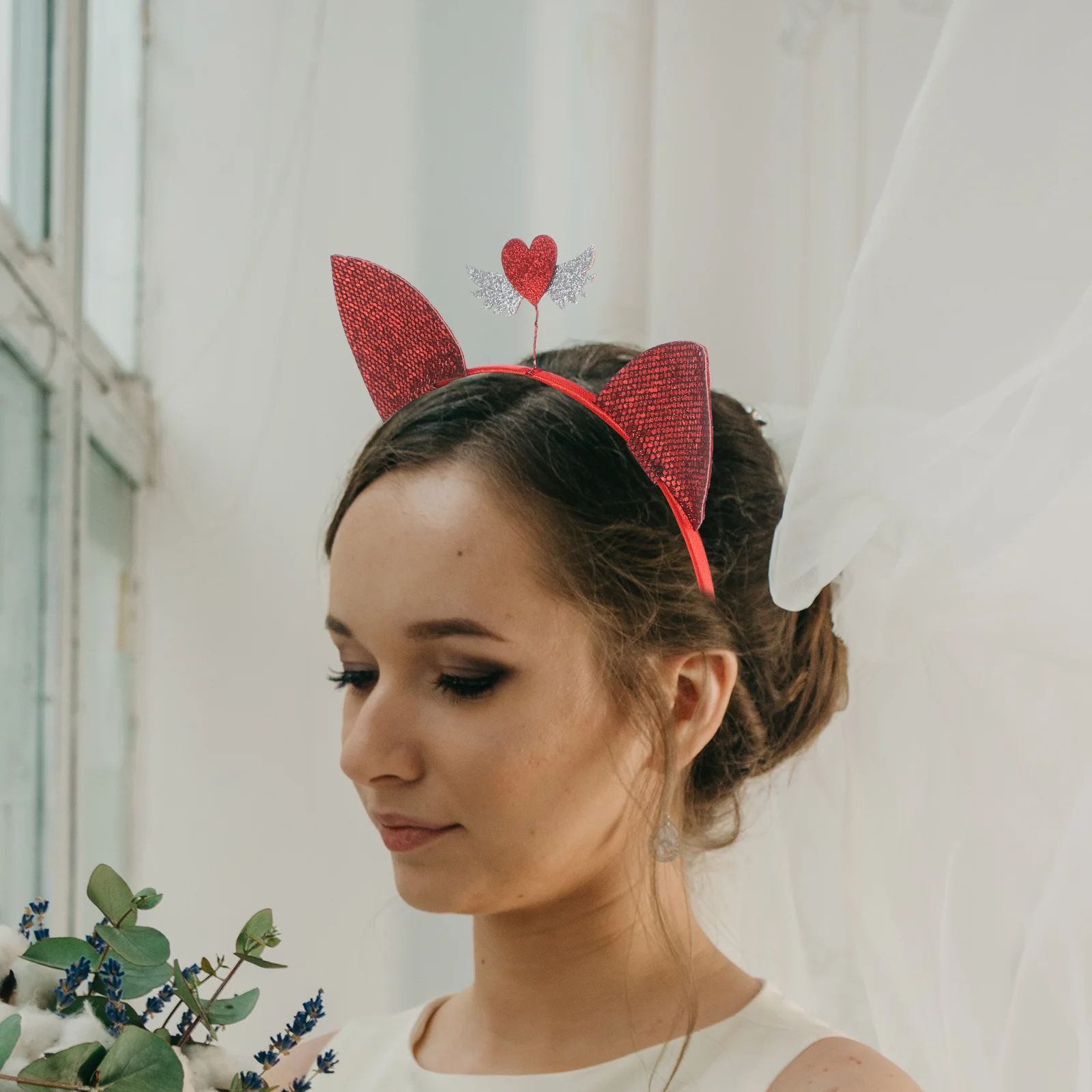 2Pcs Valentine Headbands for Adults Adorable Design Durable Wear Perfect Accessory Romantic Celebrations Ear Headbands
2Pcs Valentine Headbands for Adults Adorable Design Durable Wear Perfect Accessory Romantic Celebrations Ear Headbands