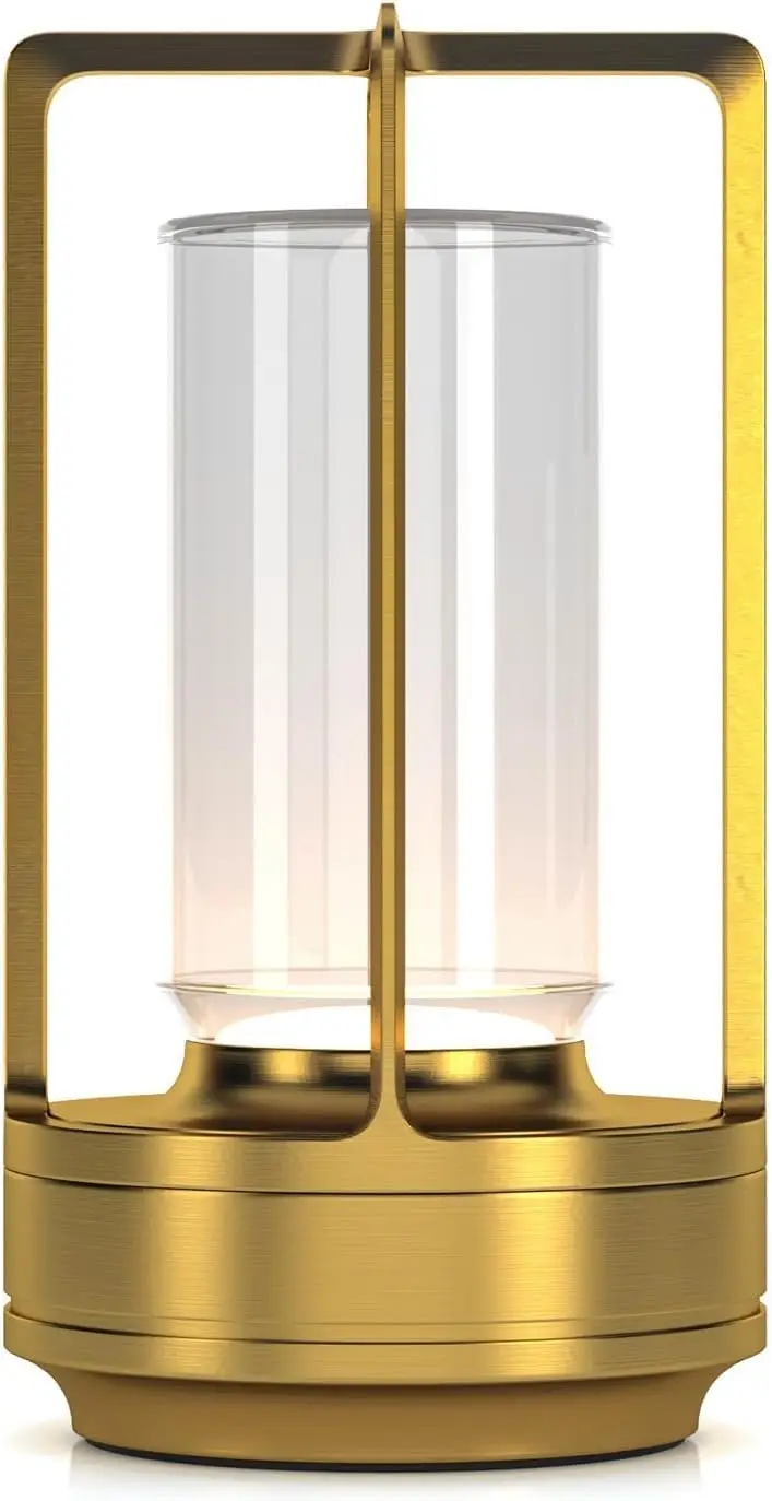 Portable Rechargeable Touch Desk Lamp, 3-Way Dimmable for Indoor/Outdoor, Bars, Cafes, Bedrooms, Camping (Gold)
Portable Rechargeable Touch Desk Lamp, 3-Way Dimmable for Indoor/Outdoor, Bars, Cafes, Bedrooms, Camping (Gold)