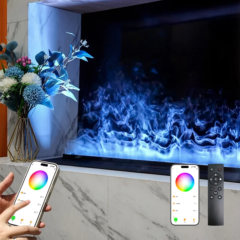 64 RGB Color Flame 3D Steam Recessed Built-in Electric Fireplace Custom Size Auto Water Refill Humidifier Indoor Wall Home Decor
64 RGB Color Flame 3D Steam Recessed Built-in Electric Fireplace Custom Size Auto Water Refill Humidifier Indoor Wall Home Decor
