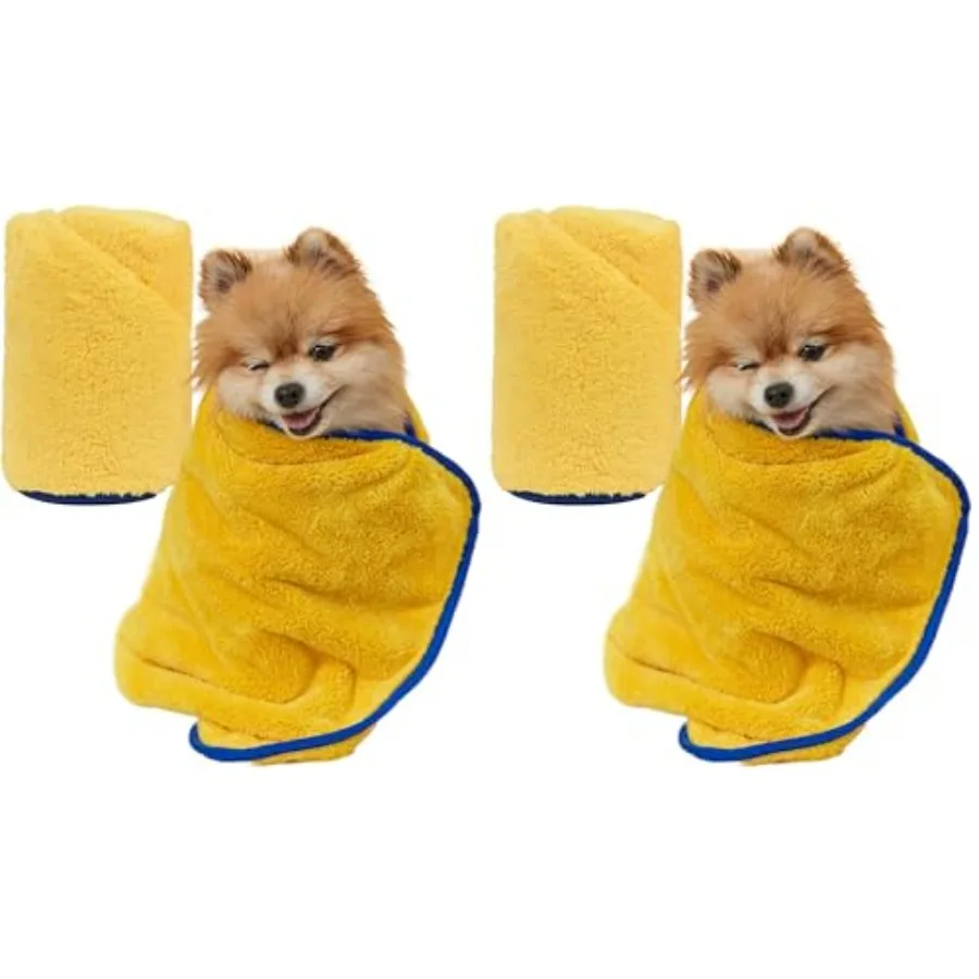 Ultra Absorbent Pet Towel Quick-Drying Soft Microfiber Dog and Cat Bath Towel Lightweight Durable Fast Water-Soaking Ideal for
Ultra Absorbent Pet Towel Quick-Drying Soft Microfiber Dog and Cat Bath Towel Lightweight Durable Fast Water-Soaking Ideal for