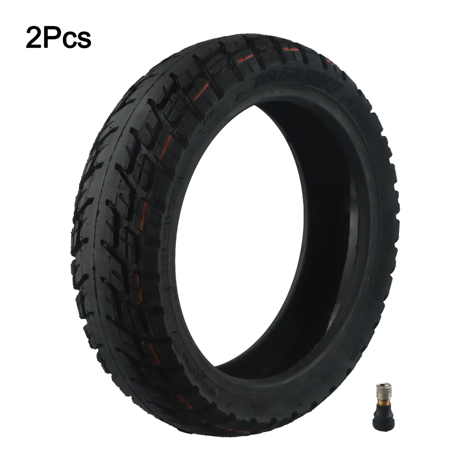 10.5x2.75 Tire 10.5inch Scooter Tire Better Grip Easy To Replace Good Off-road Lightweight Not Easy To Deform Black
10.5x2.75 Tire 10.5inch Scooter Tire Better Grip Easy To Replace Good Off-road Lightweight Not Easy To Deform Black