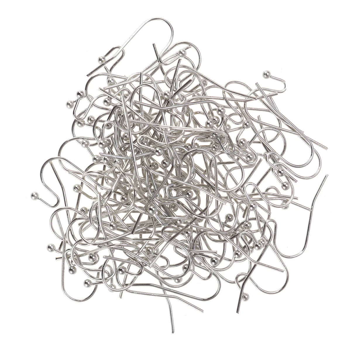 100 Pcs Jewelry Findings Manual Silver Earring Hooks with Spring and Tone Wire
100 Pcs Jewelry Findings Manual Silver Earring Hooks with Spring and Tone Wire