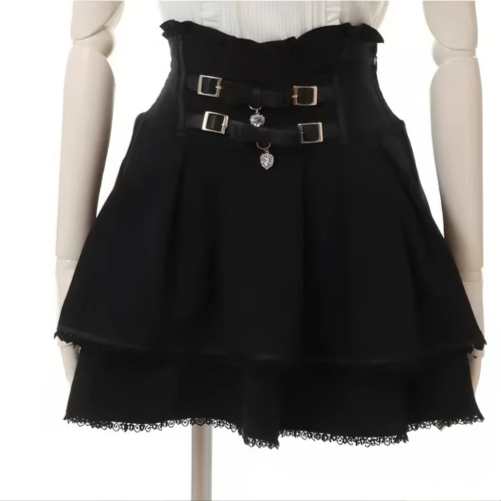 Women's Lolita Skort Sweet Jirai Kei High Waist - Female Double Bow Buckle Short Skirt Japanese Y2K Kawaii Fashion Summer Casual
Women's Lolita Skort Sweet Jirai Kei High Waist - Female Double Bow Buckle Short Skirt Japanese Y2K Kawaii Fashion Summer Casual