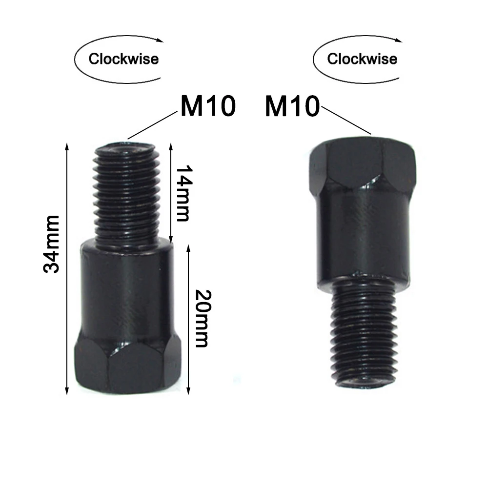 8/10mm M8 M10 Clockwise Mirror Adapter Metal Heighten Rearview Bolt Screw Thread Conversion Bolt Motorbike Mirror Screw
8/10mm M8 M10 Clockwise Mirror Adapter Metal Heighten Rearview Bolt Screw Thread Conversion Bolt Motorbike Mirror Screw