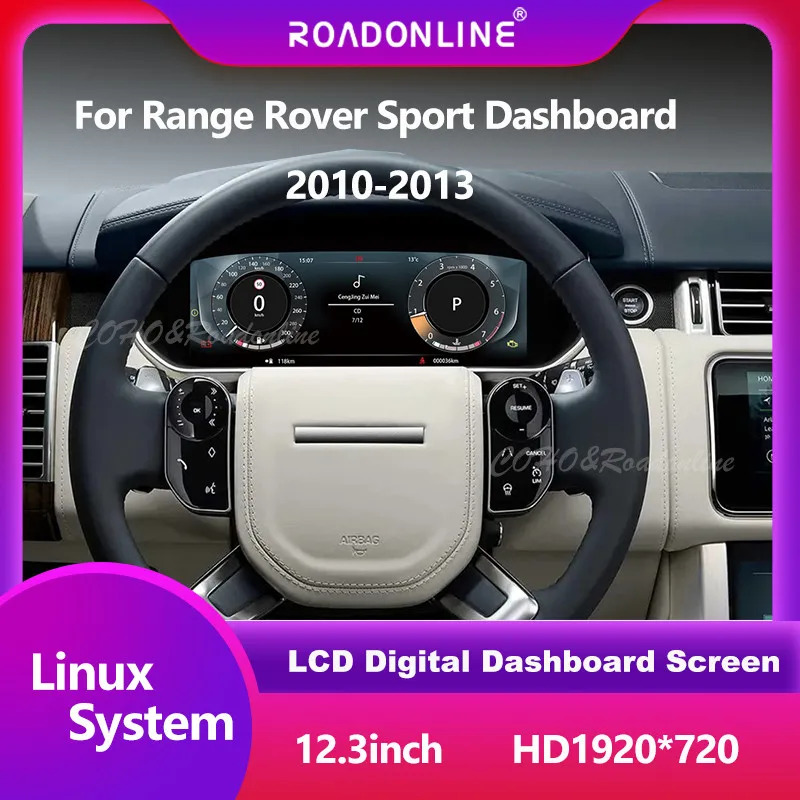 12.3 Inch LCD Instrument Panel For Land Range Rover Sport 2010-2013 Linux Digital Cluster Car Speedometer Dashboard CockPit Disp
12.3 Inch LCD Instrument Panel For Land Range Rover Sport 2010-2013 Linux Digital Cluster Car Speedometer Dashboard CockPit Disp