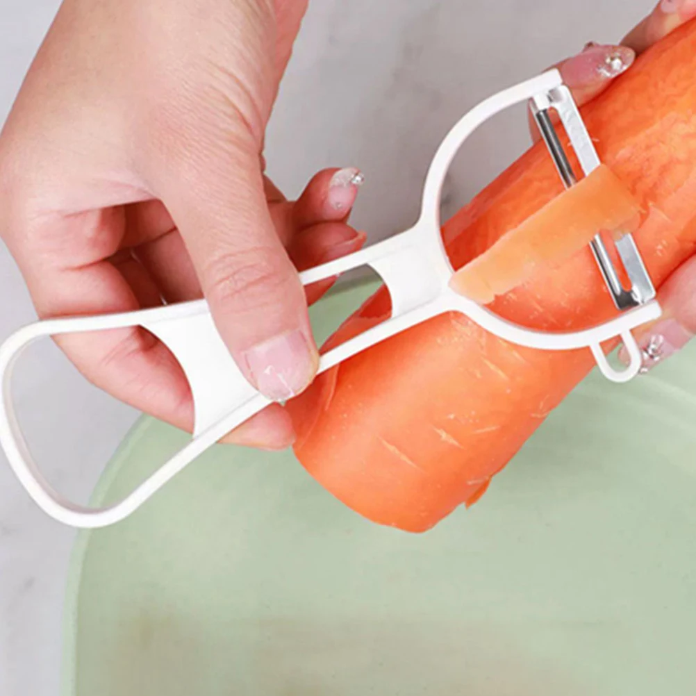 Thickened Handle Vegetable Peeler Kitchen Gadget Multi-Function Fruit Peeling Tool for Carrots Potatoes Cucumbers for Kitchen
Thickened Handle Vegetable Peeler Kitchen Gadget Multi-Function Fruit Peeling Tool for Carrots Potatoes Cucumbers for Kitchen