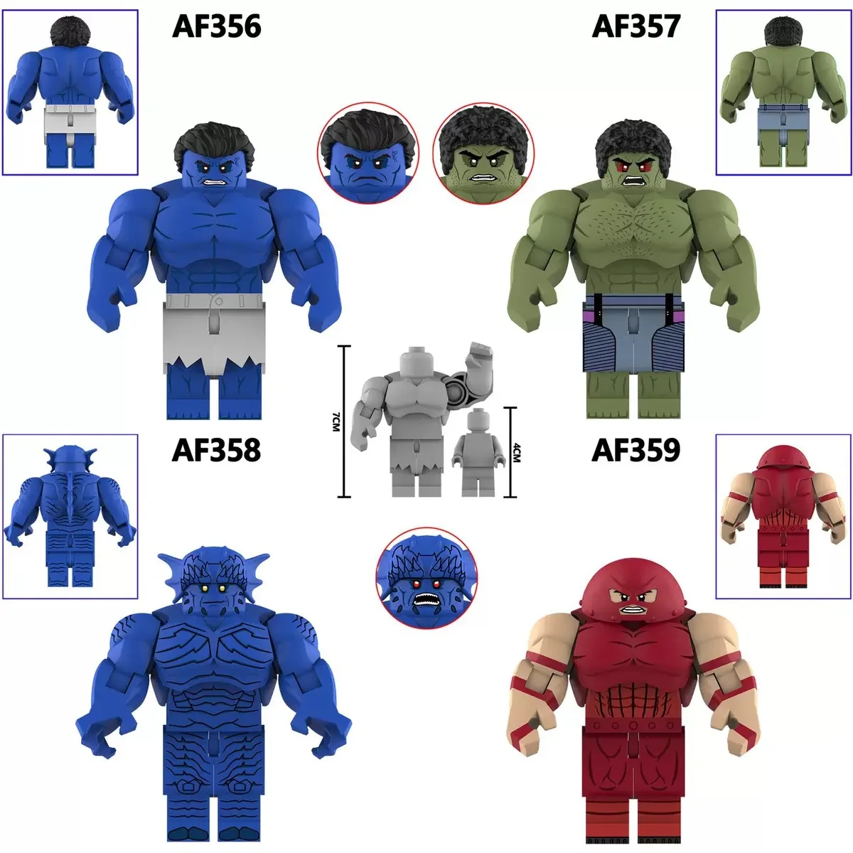 Third-party AF356-AF359 Red Tank Universe Captain Figure Assembled Toy Bag
Third-party AF356-AF359 Red Tank Universe Captain Figure Assembled Toy Bag