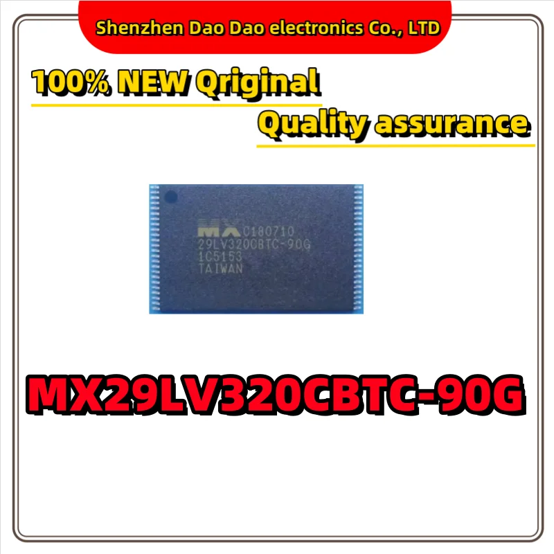 5Pcs MX29LV320CBTC-90G 29LV320CBTC-90G TSSOP-48 NOR FLASH Memory chip IC new original
5Pcs MX29LV320CBTC-90G 29LV320CBTC-90G TSSOP-48 NOR FLASH Memory chip IC new original