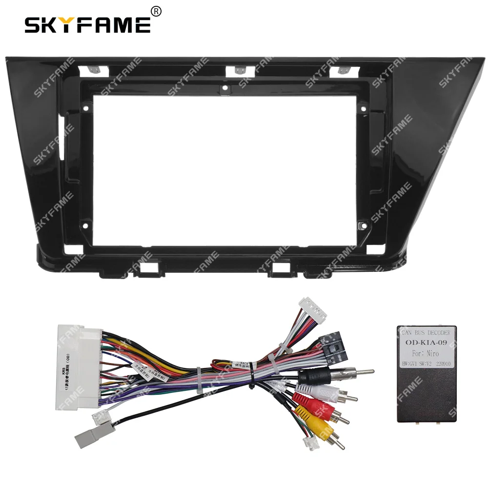 SKYFAME Car Frame Fascia Adapter Canbus Box Decode Android Radio Dash Fitting Panel Kitr For Kia Niro
SKYFAME Car Frame Fascia Adapter Canbus Box Decode Android Radio Dash Fitting Panel Kitr For Kia Niro