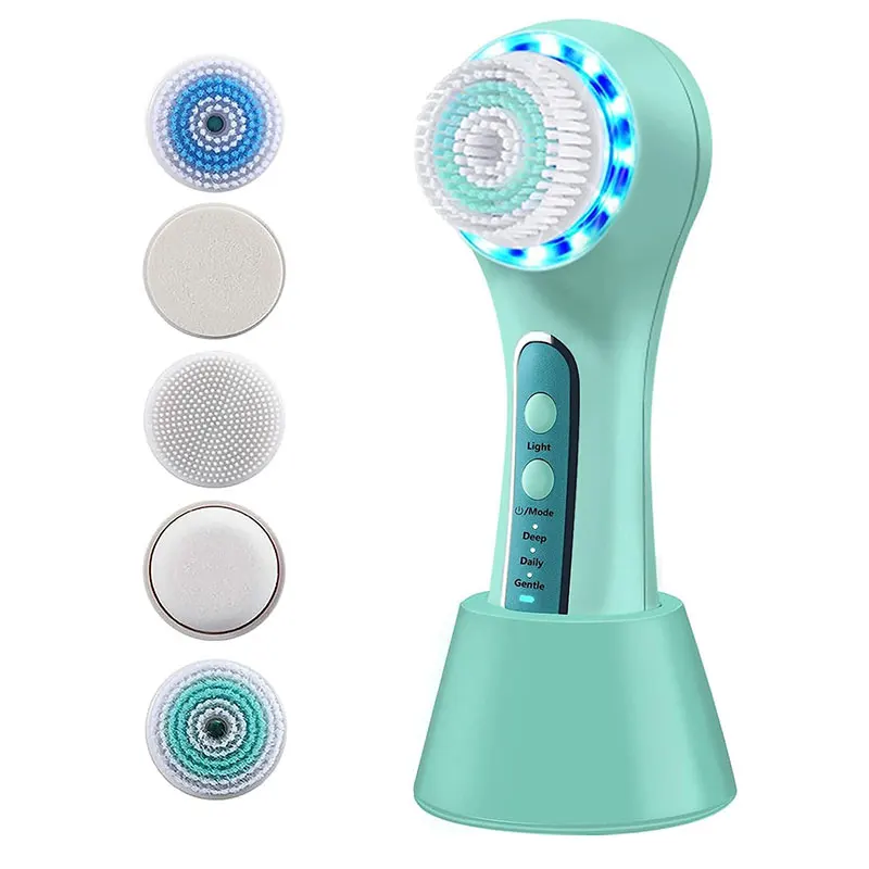 5 in 1 Cleansing Brush Face Brush Scrubber Rechargeable IPX-Waterproof Rotating Cleanser
5 in 1 Cleansing Brush Face Brush Scrubber Rechargeable IPX-Waterproof Rotating Cleanser