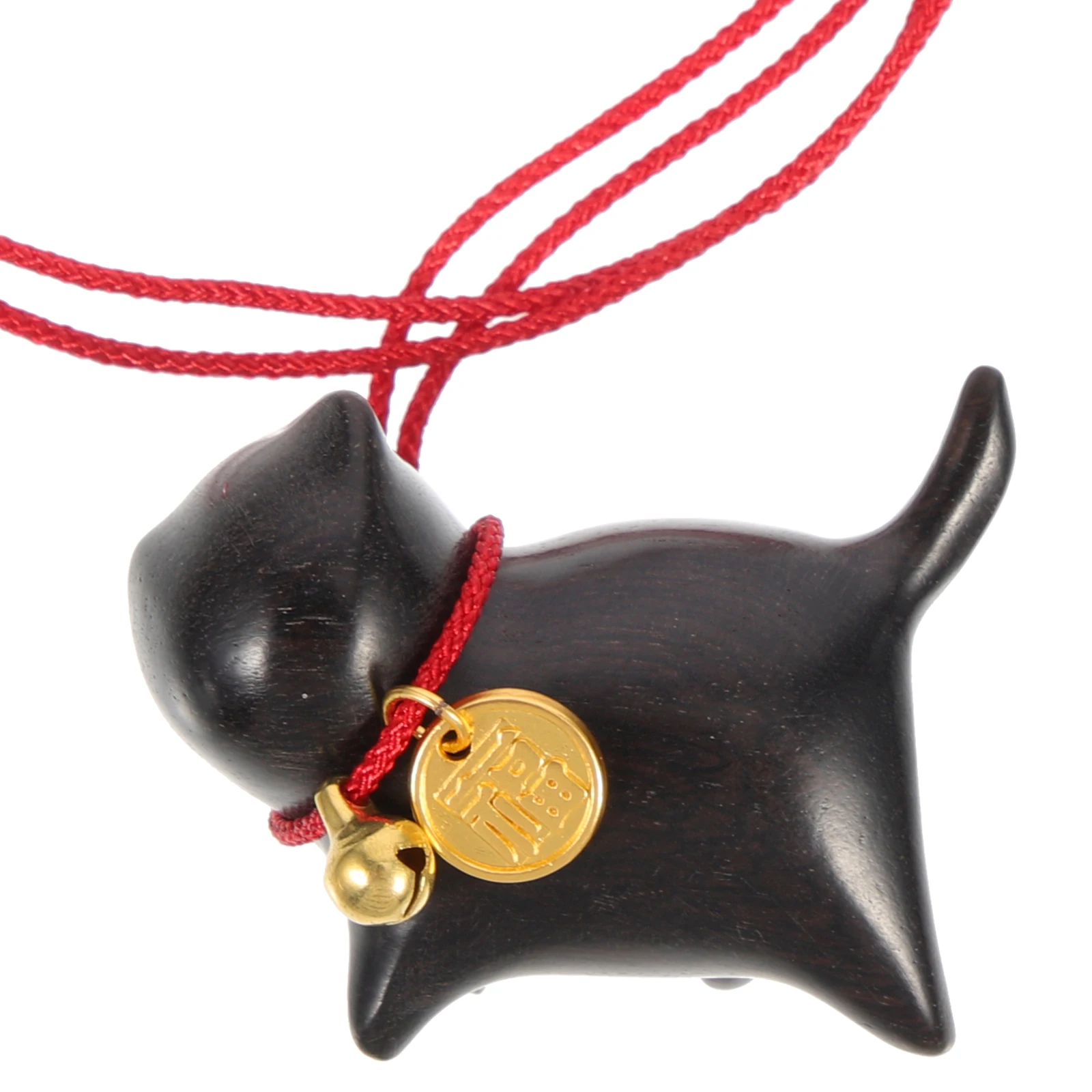 Ebony Wooden Cat Pendant Black Ornaments Car Hanging Decor Lucky Charm Cute Accessories Delicate Craft Exquisite Model Small
Ebony Wooden Cat Pendant Black Ornaments Car Hanging Decor Lucky Charm Cute Accessories Delicate Craft Exquisite Model Small