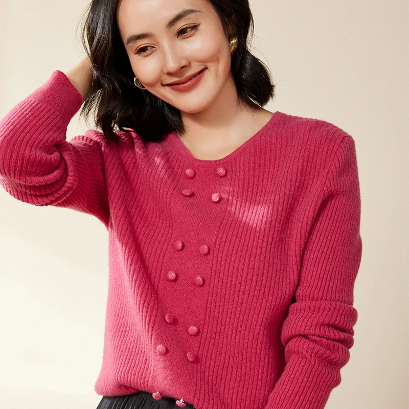 High-quality Women's 100% Merino Wool Sweater Autumn Winter O-neck Long-Sleeve Pullover Sweater Casual Comf Soft Base Knit Top
High-quality Women's 100% Merino Wool Sweater Autumn Winter O-neck Long-Sleeve Pullover Sweater Casual Comf Soft Base Knit Top
