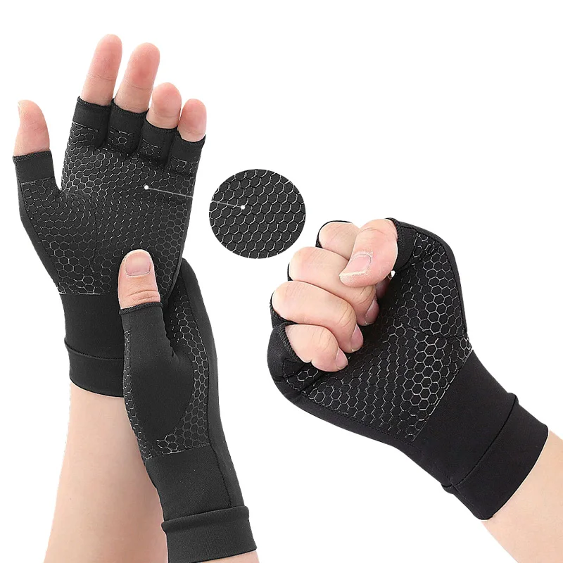 1 Pair of Outdoor Copper Fiber Pressure Half Finger Gloves Breathable Non-Slip Fitness Soft and Breathable Suitable for Outdoor
1 Pair of Outdoor Copper Fiber Pressure Half Finger Gloves Breathable Non-Slip Fitness Soft and Breathable Suitable for Outdoor