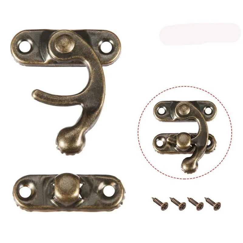 10Pcs Vintage Metal Swing Bag Clasp Closure Locks Wooden Jewelry Box Padlock Hasp With Screws For Baby Safety Cares
10Pcs Vintage Metal Swing Bag Clasp Closure Locks Wooden Jewelry Box Padlock Hasp With Screws For Baby Safety Cares
