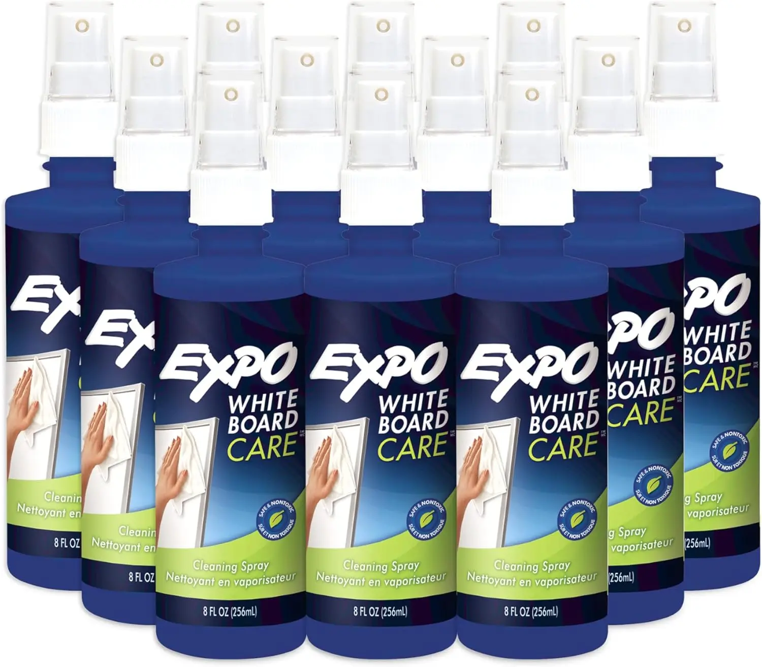 Dry Erase Whiteboard Cleaning Spray, 8 oz Bottle, Pack of 12, Removes Ghosting & Stubborn Marks, Safe for All Whiteboards
Dry Erase Whiteboard Cleaning Spray, 8 oz Bottle, Pack of 12, Removes Ghosting & Stubborn Marks, Safe for All Whiteboards