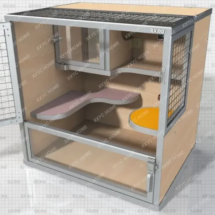 A type with crystal nest series set chinchilla cabinet cage | pet cage
A type with crystal nest series set chinchilla cabinet cage | pet cage