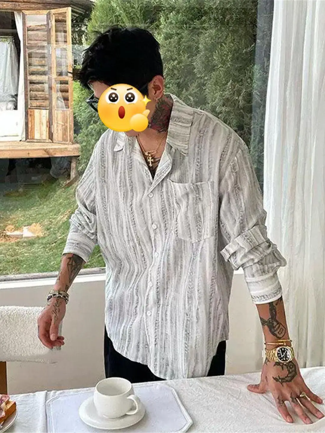 Оверсайз, повседневный солнцезащитный крем с воротником тай-дай для мужчин и женщин, весна-осень, свободная пара, модные универсальные длинные свеки на пуговицах
Оверсайз, повседневный солнцезащитный крем с воротником тай-дай для мужчин и женщин, весна-осень, свободная пара, модные универсальные длинные свеки на пуговицах